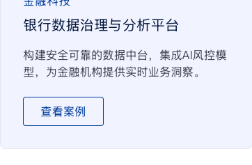 银行数据治理与分析平台案例